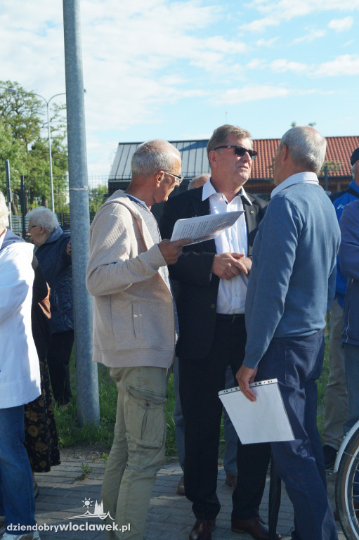 Protest mieszkańców na ul. Płockiej
