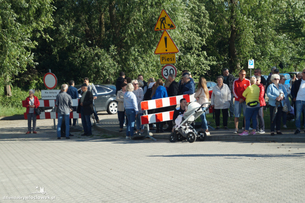 Protest mieszkańców na ul. Płockiej