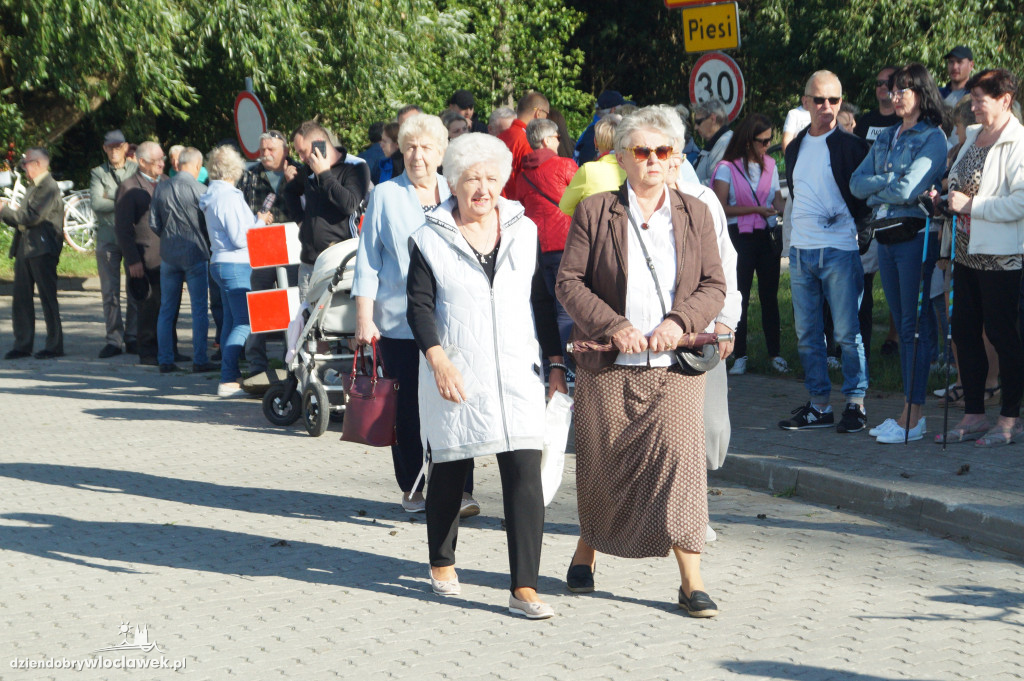 Protest mieszkańców na ul. Płockiej