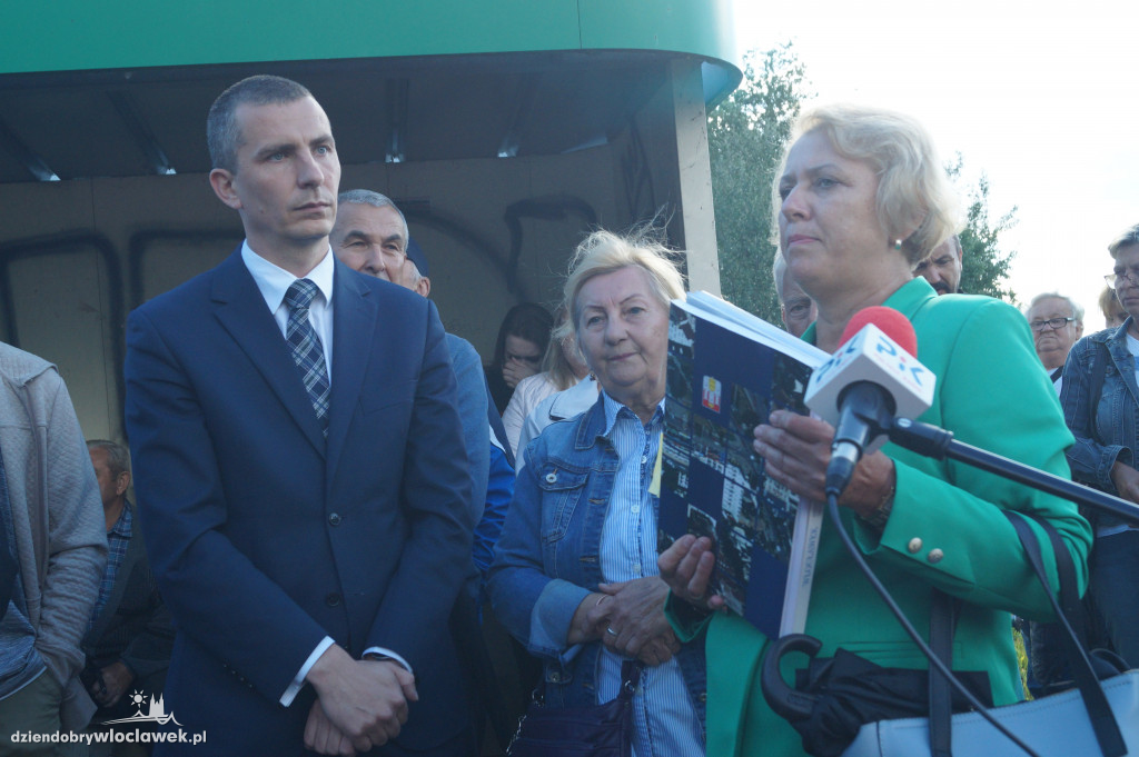 Protest mieszkańców na ul. Płockiej
