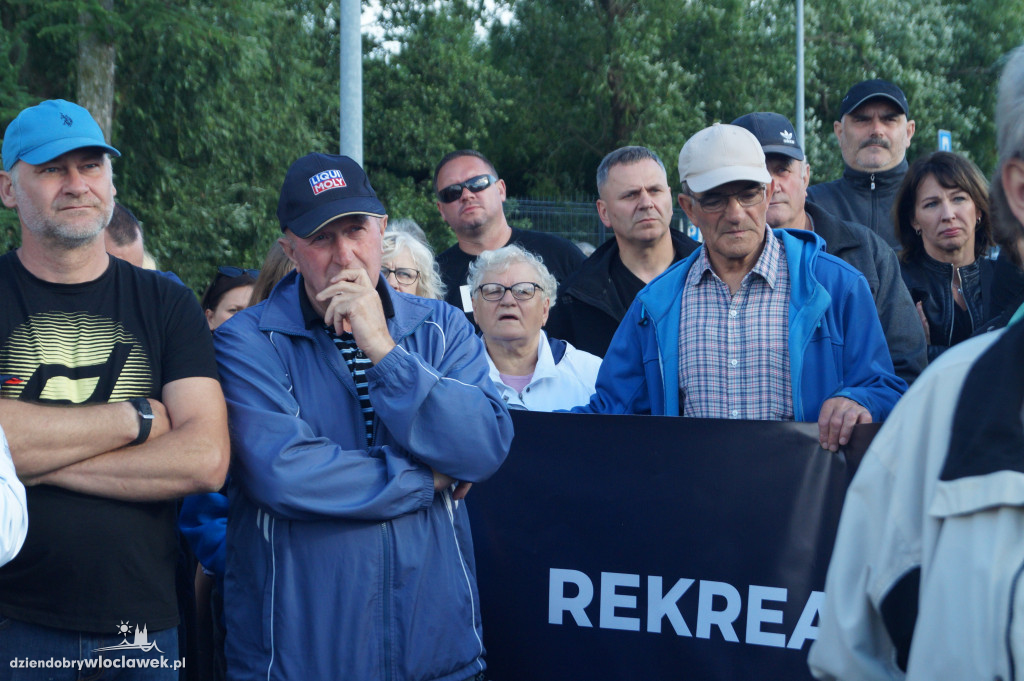 Protest mieszkańców na ul. Płockiej