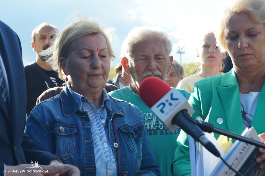 Protest mieszkańców na ul. Płockiej