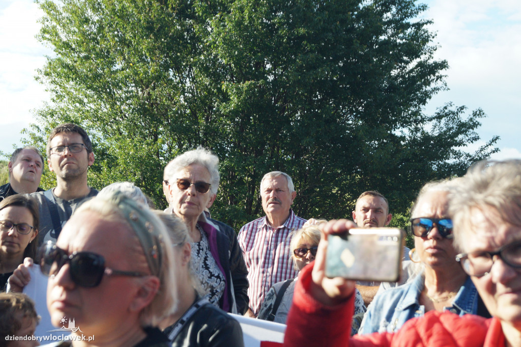 Protest mieszkańców na ul. Płockiej
