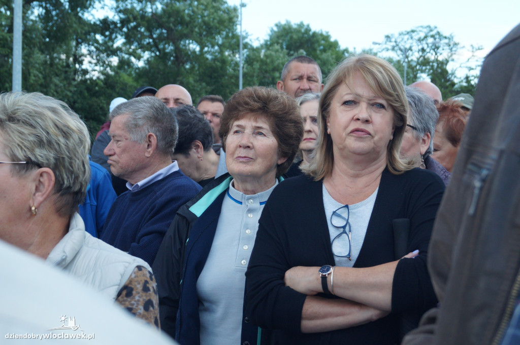 Protest mieszkańców na ul. Płockiej