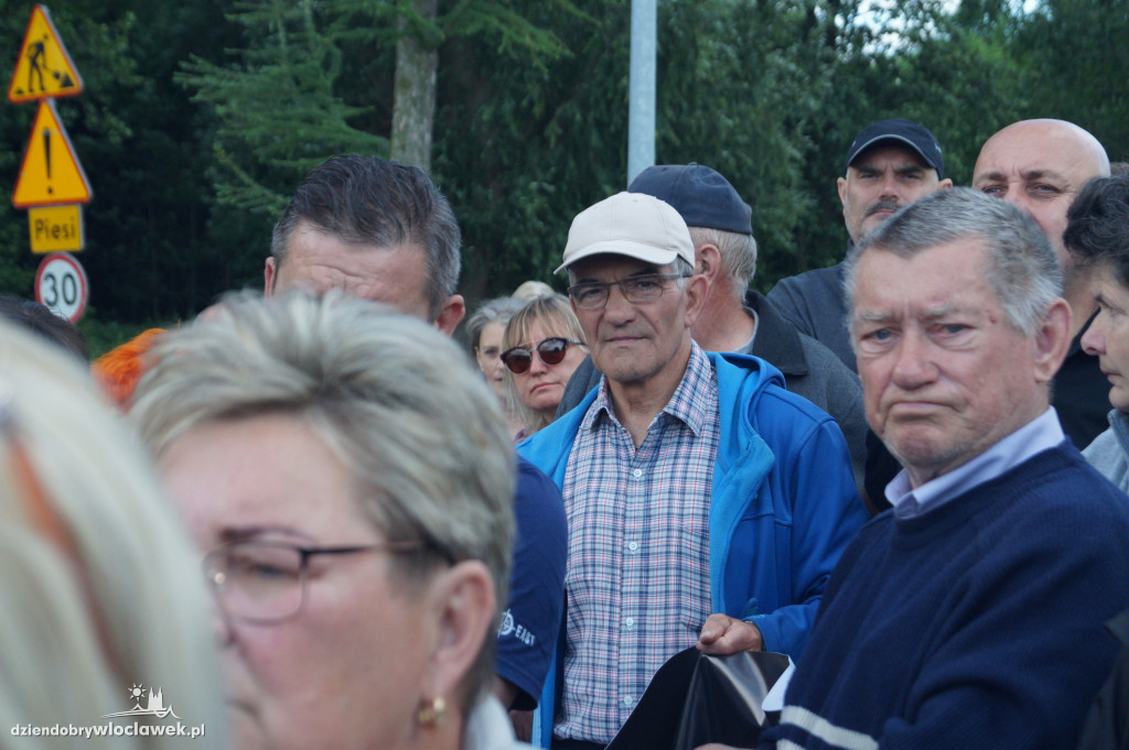 Protest mieszkańców na ul. Płockiej