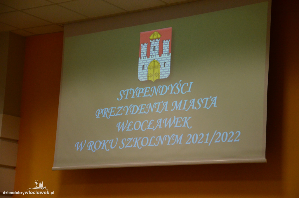 Wręczenie stypendiów prezydenta Włocławka