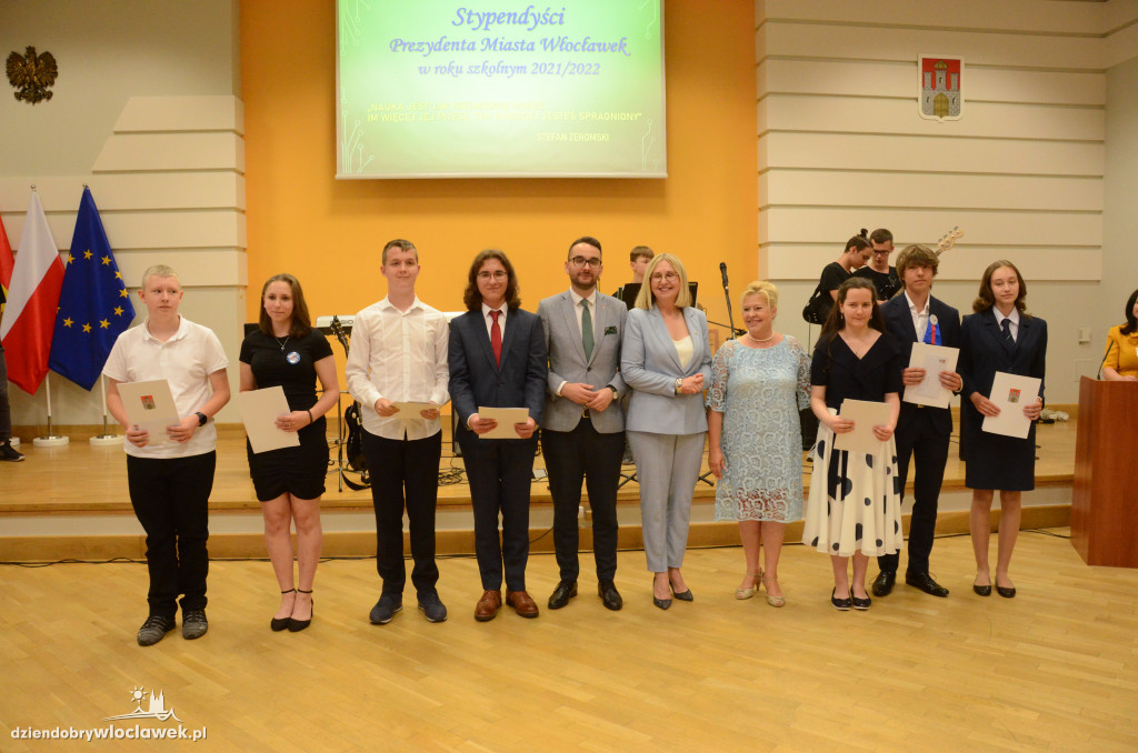 Wręczenie stypendiów prezydenta Włocławka