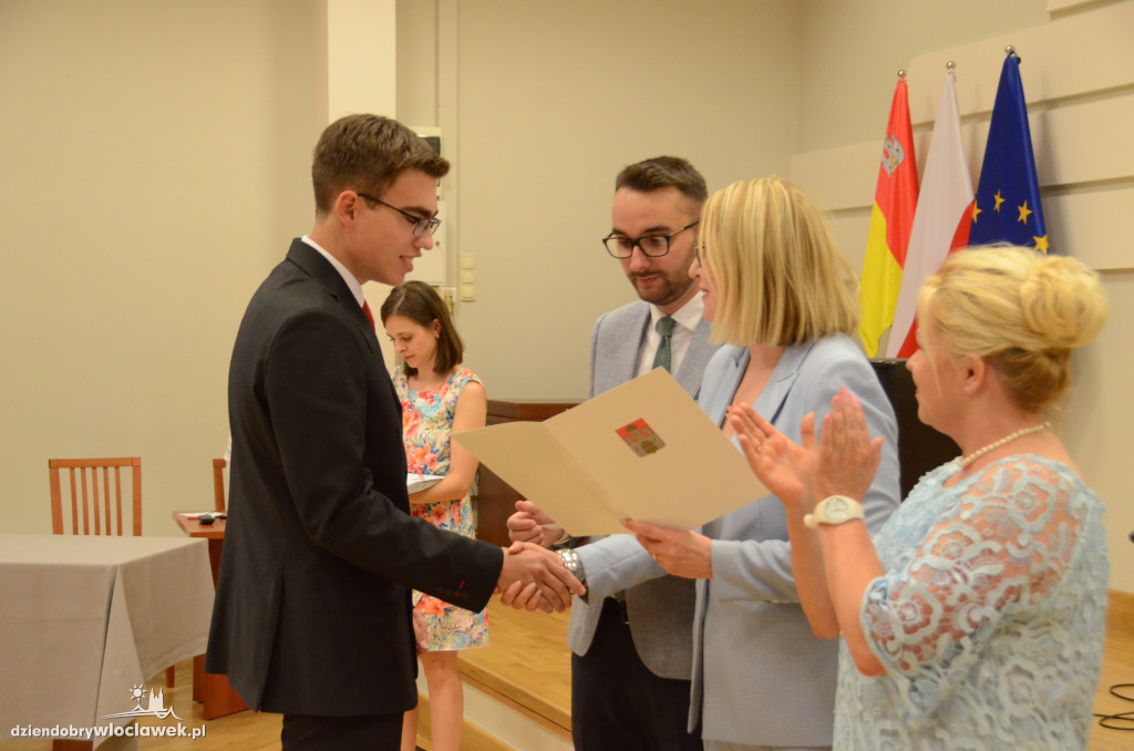 Wręczenie stypendiów prezydenta Włocławka