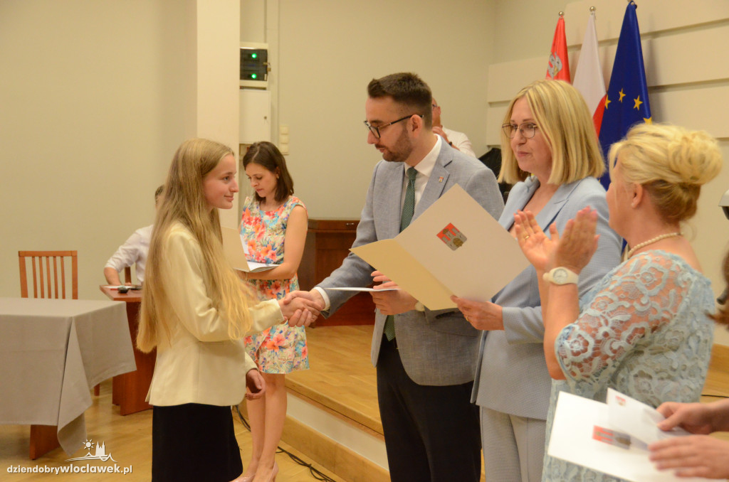 Wręczenie stypendiów prezydenta Włocławka