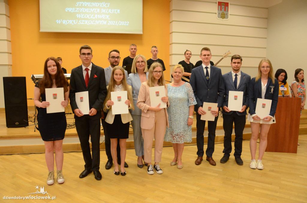 Wręczenie stypendiów prezydenta Włocławka