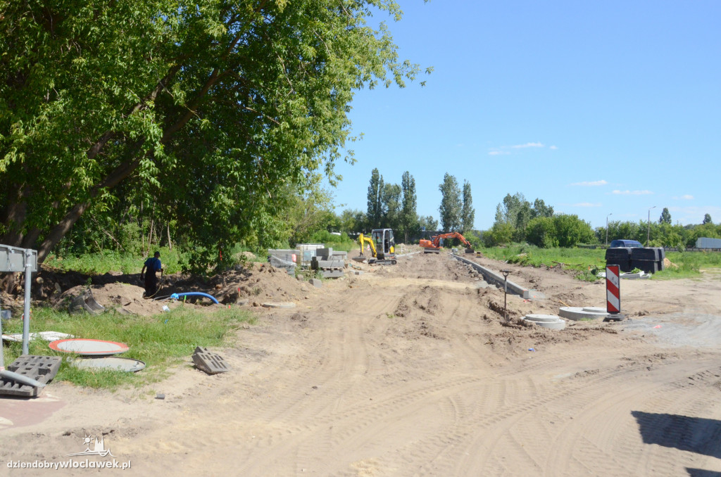 Przy ul. Celulozowej powstają nowe drogi