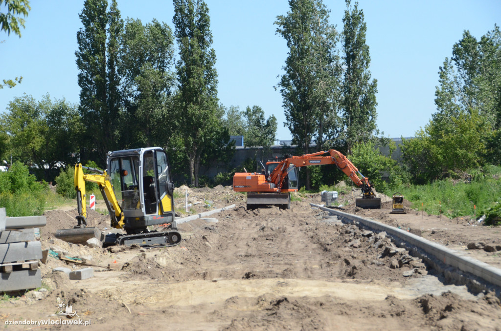 Przy ul. Celulozowej powstają nowe drogi