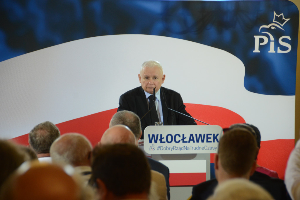 Jarosław Kaczyński we Włocławku
