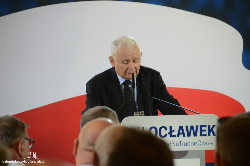 Jarosław Kaczyński we Włocławku