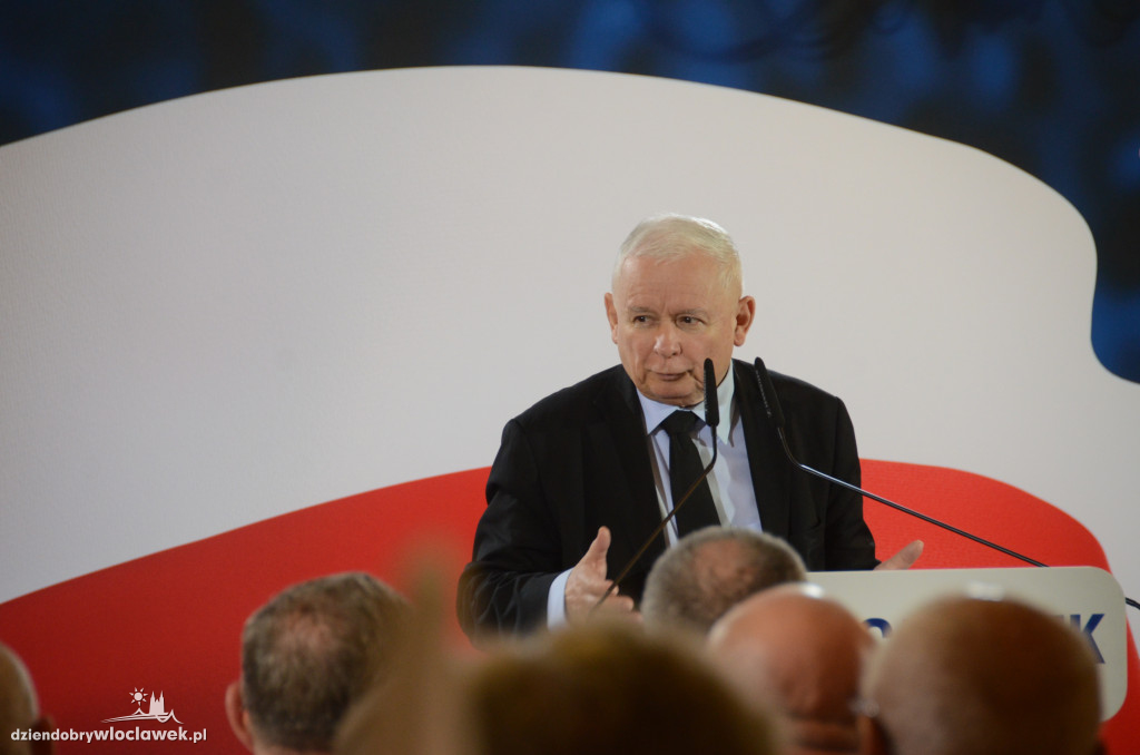 Jarosław Kaczyński we Włocławku