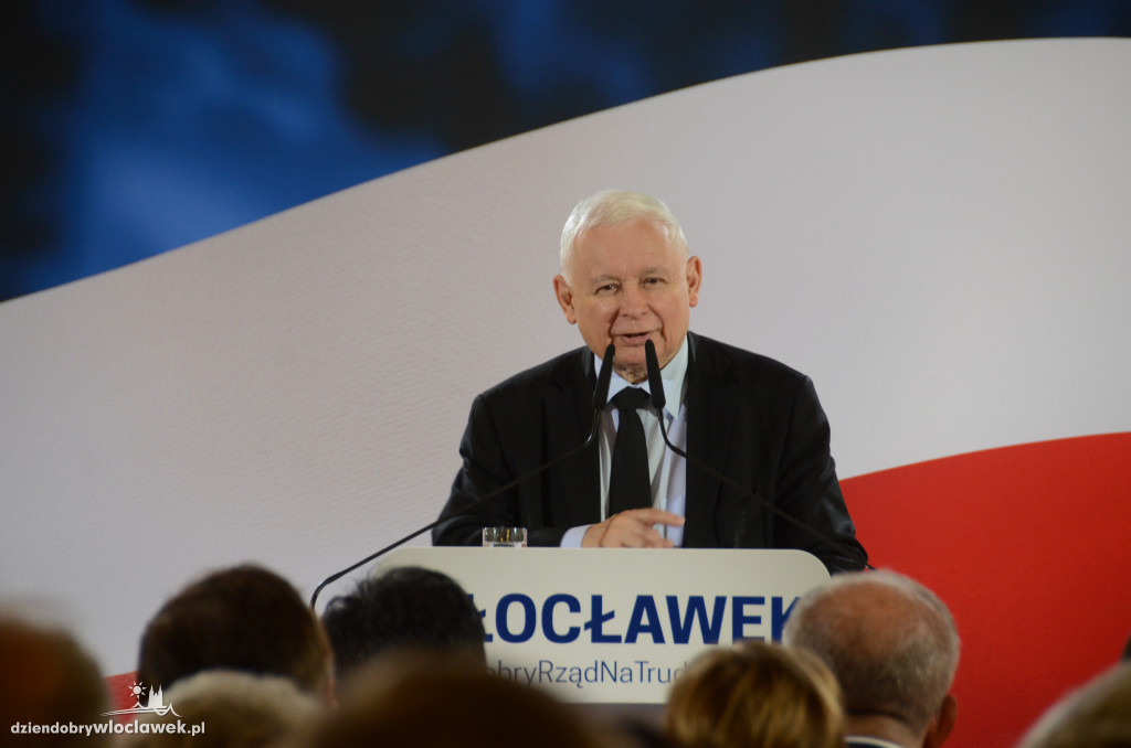 Jarosław Kaczyński we Włocławku