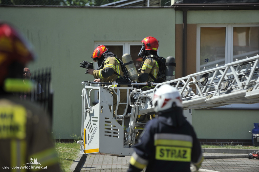 Cyprianka: Pożar w budynku szkoły