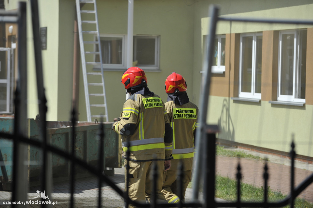 Cyprianka: Pożar w budynku szkoły