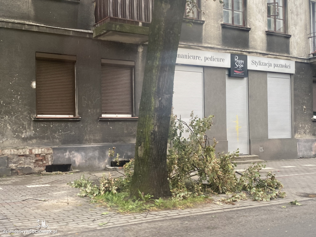 Krajobraz po nawałnicy. Miasto liczy straty
