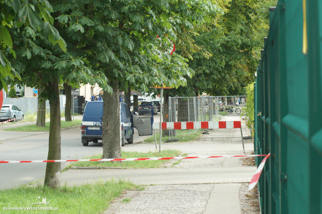 Niewybuch na budowie Sądu Okręgowego
