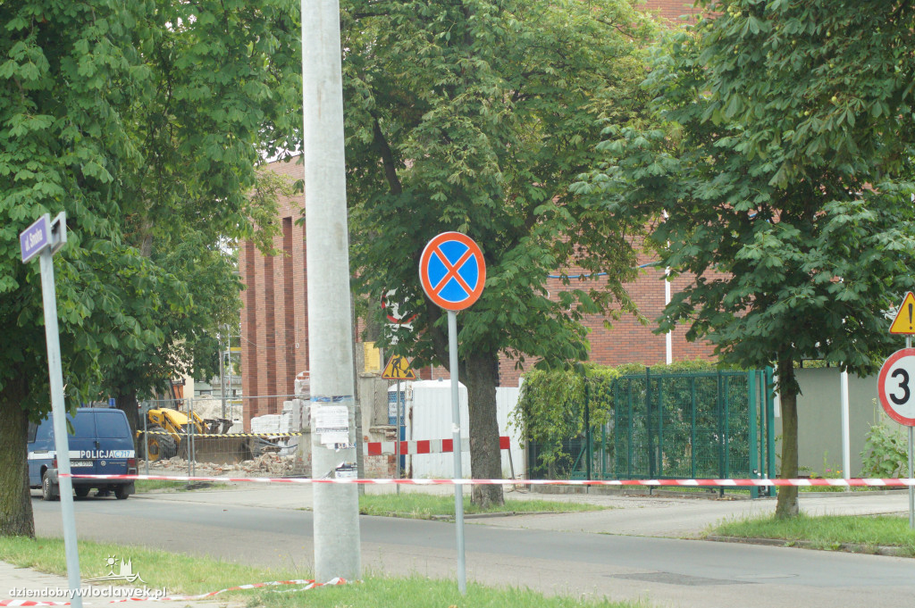 Niewybuch na budowie Sądu Okręgowego