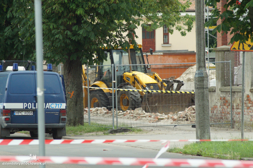 Niewybuch na budowie Sądu Okręgowego