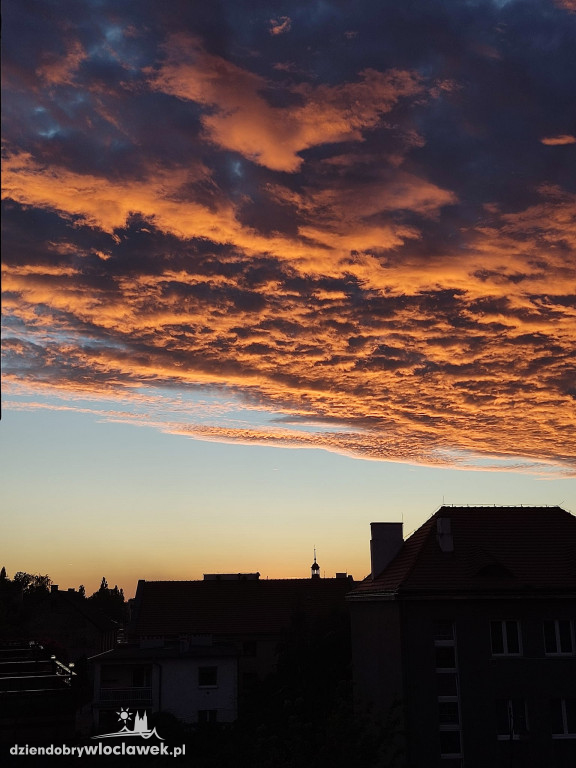 Lipcowe zachody słońca nad Włocławkiem