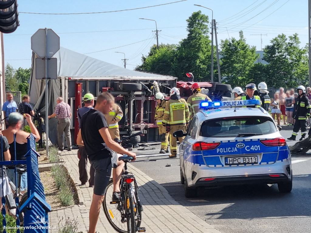 Wypadek na ul. Kościuszki w Kowalu
