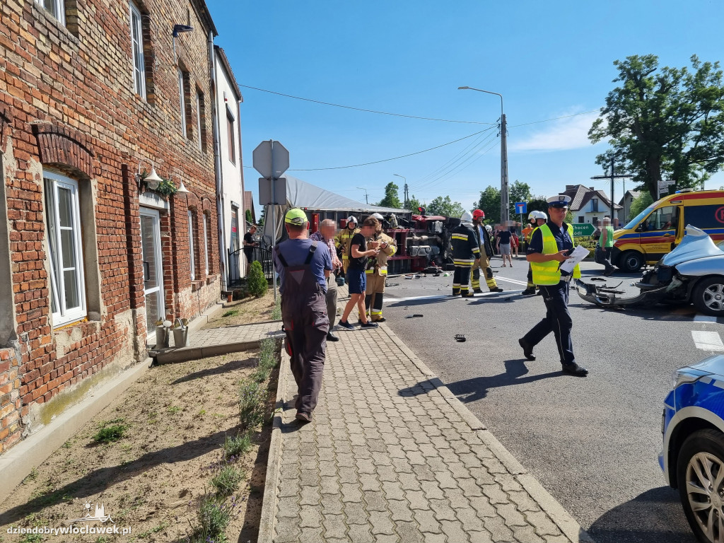 Wypadek na ul. Kościuszki w Kowalu