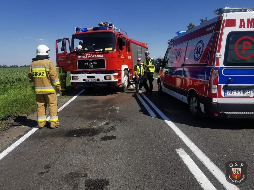 Wypadek między Brześciem a Radziejowem