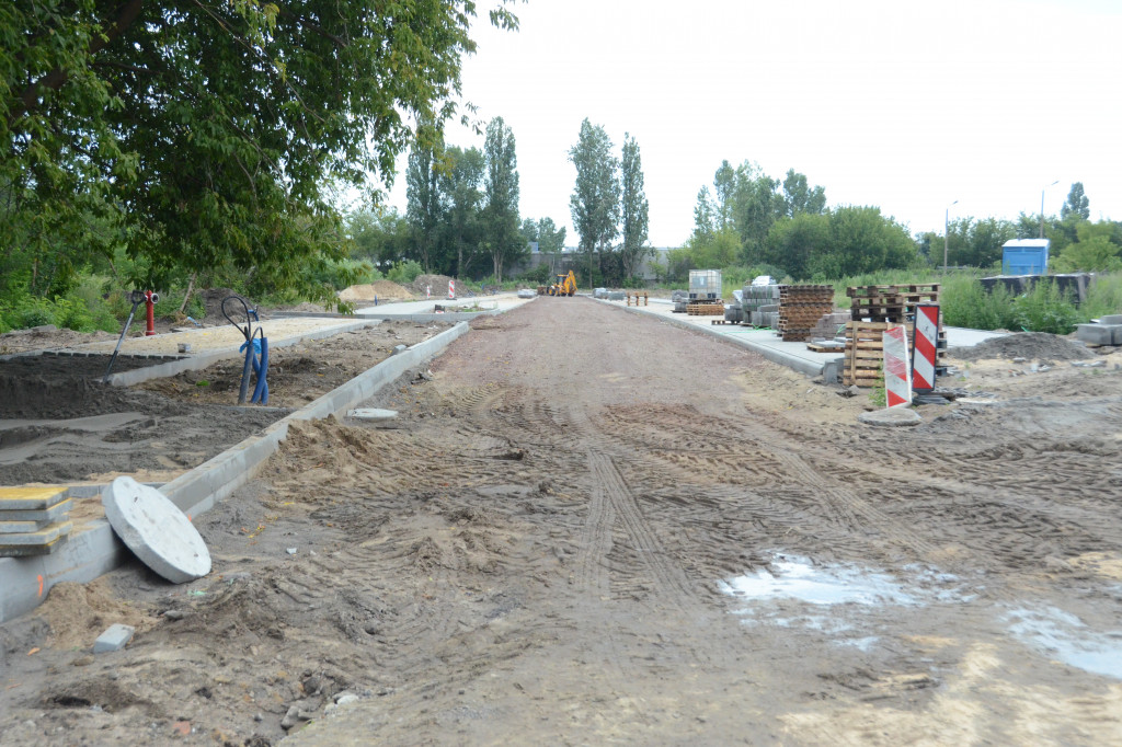 Budowa dróg przy ul. Celulozowej