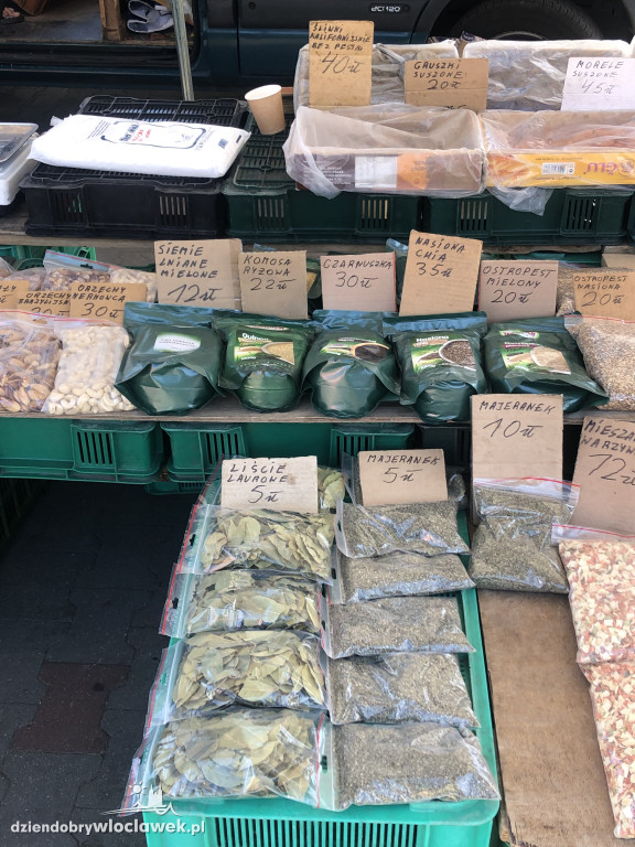 Ceny na targowisku przy Kaliskiej