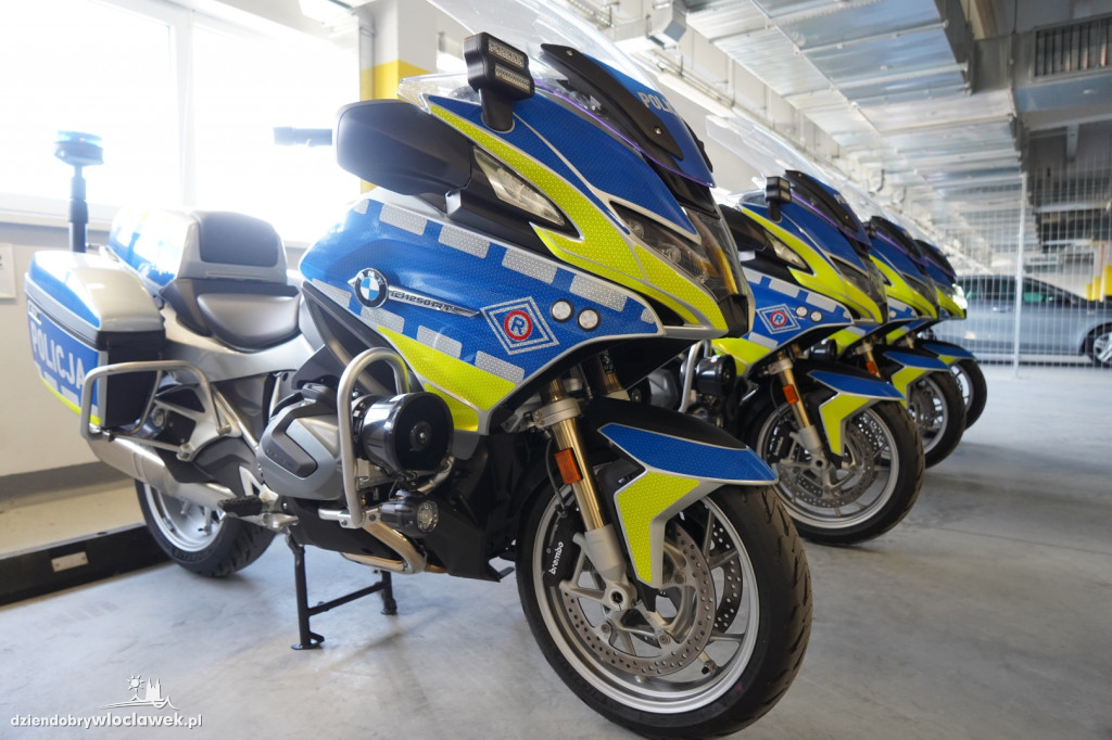 Nowe motocykle dla włocławskiej drogówki