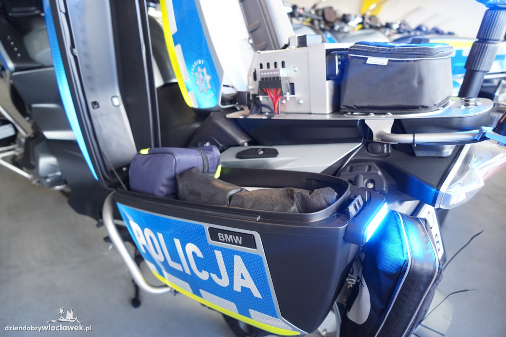 Nowe motocykle dla włocławskiej drogówki