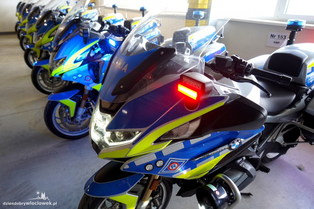 Nowe motocykle dla włocławskiej drogówki