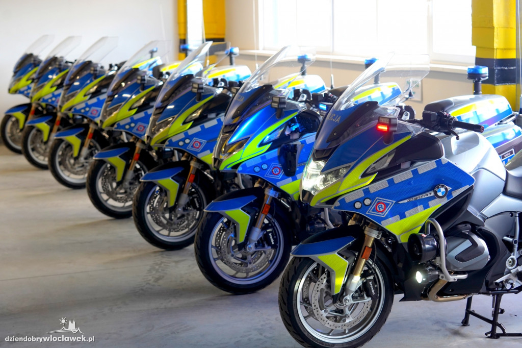 Nowe motocykle dla włocławskiej drogówki