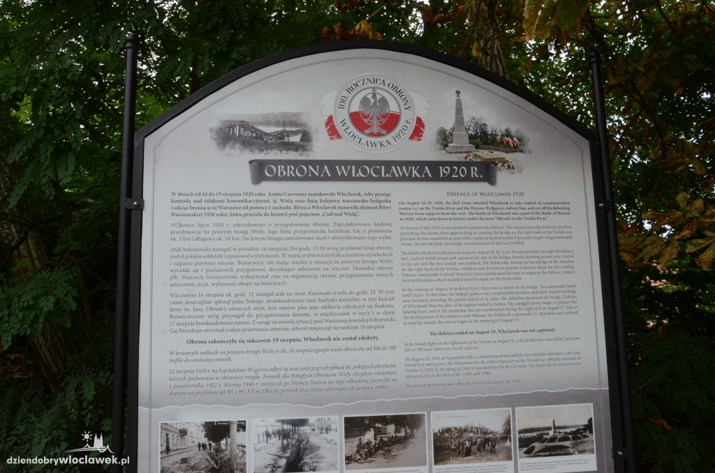 102. rocznica Obrony Włocławka: Uroczystości przy Pomniku Obrońców Wisły