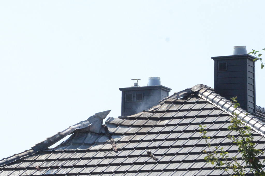 Pożar domu przy ul. Płockiej