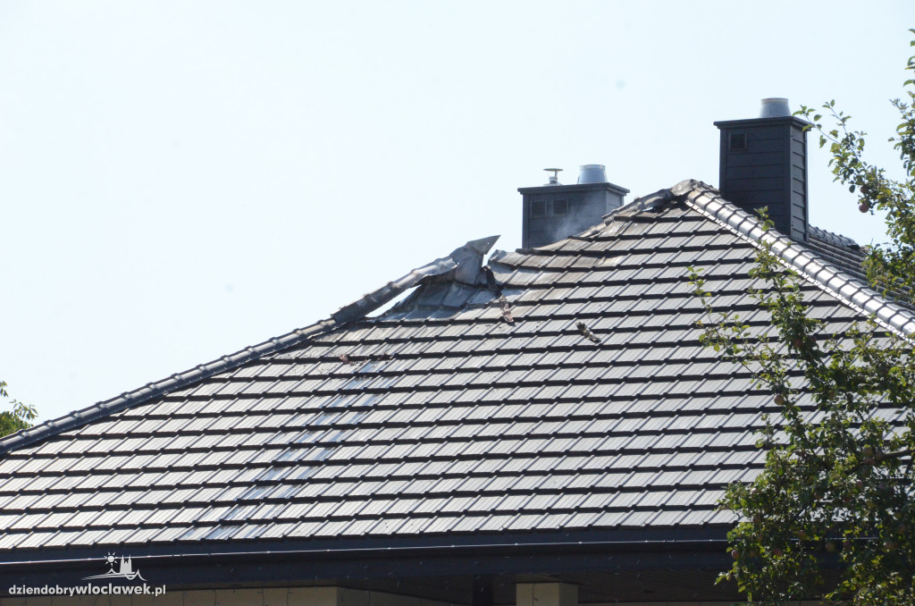 Pożar domu przy ul. Płockiej