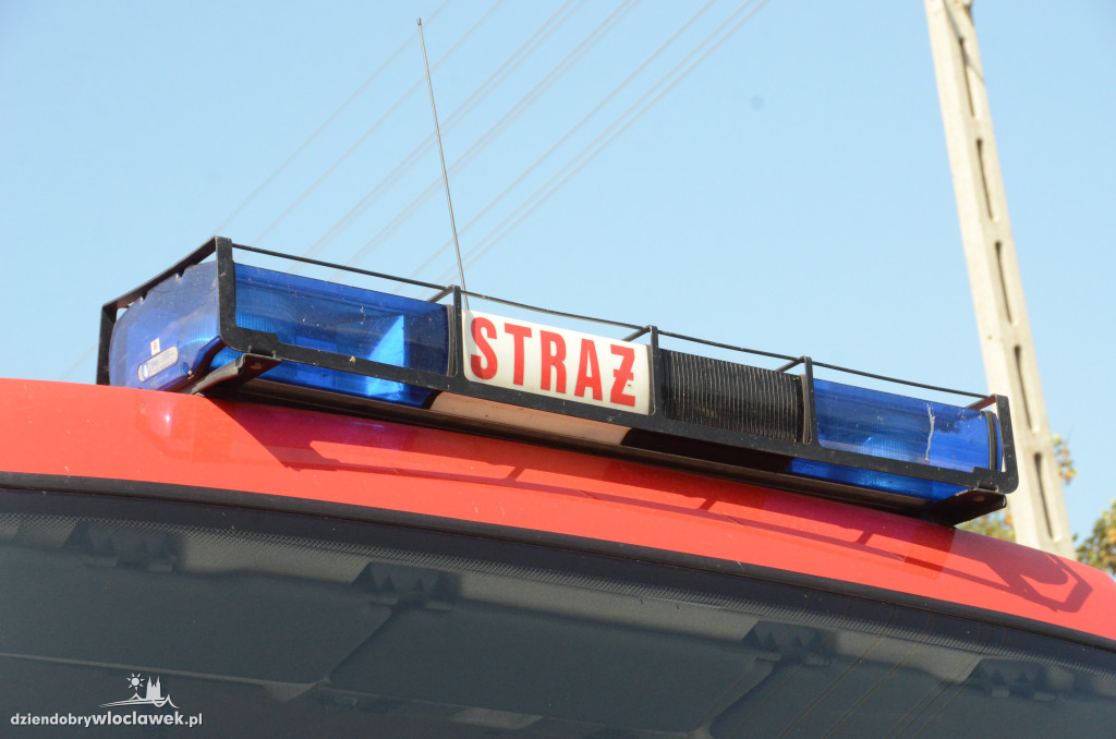Pożar domu przy ul. Płockiej
