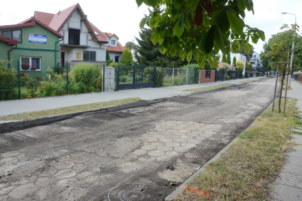 Remont jezdni na ul. Leśnej