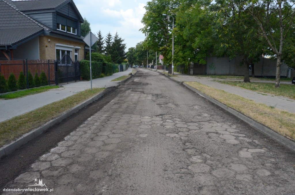 Remont jezdni na ul. Leśnej