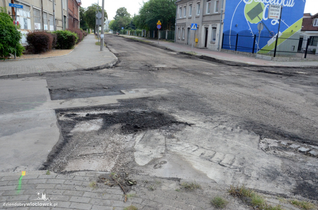 Remont jezdni na ul. Leśnej