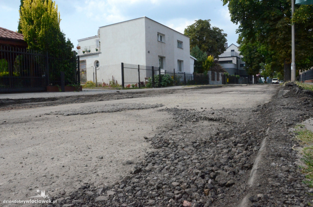 Remont jezdni na ul. Leśnej