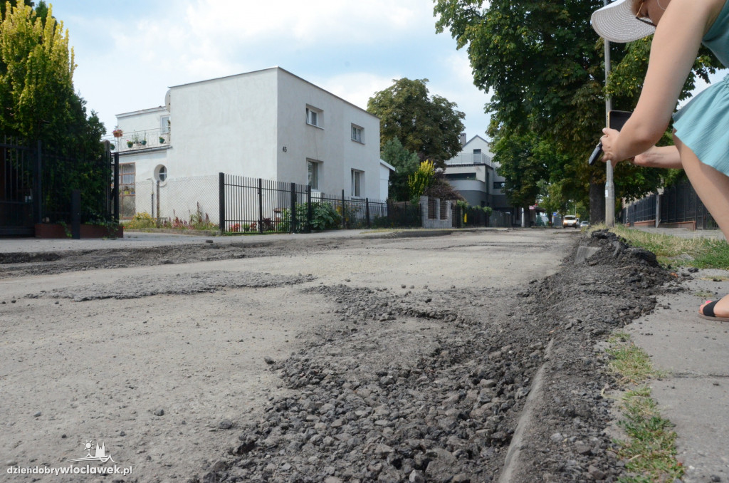 Remont jezdni na ul. Leśnej