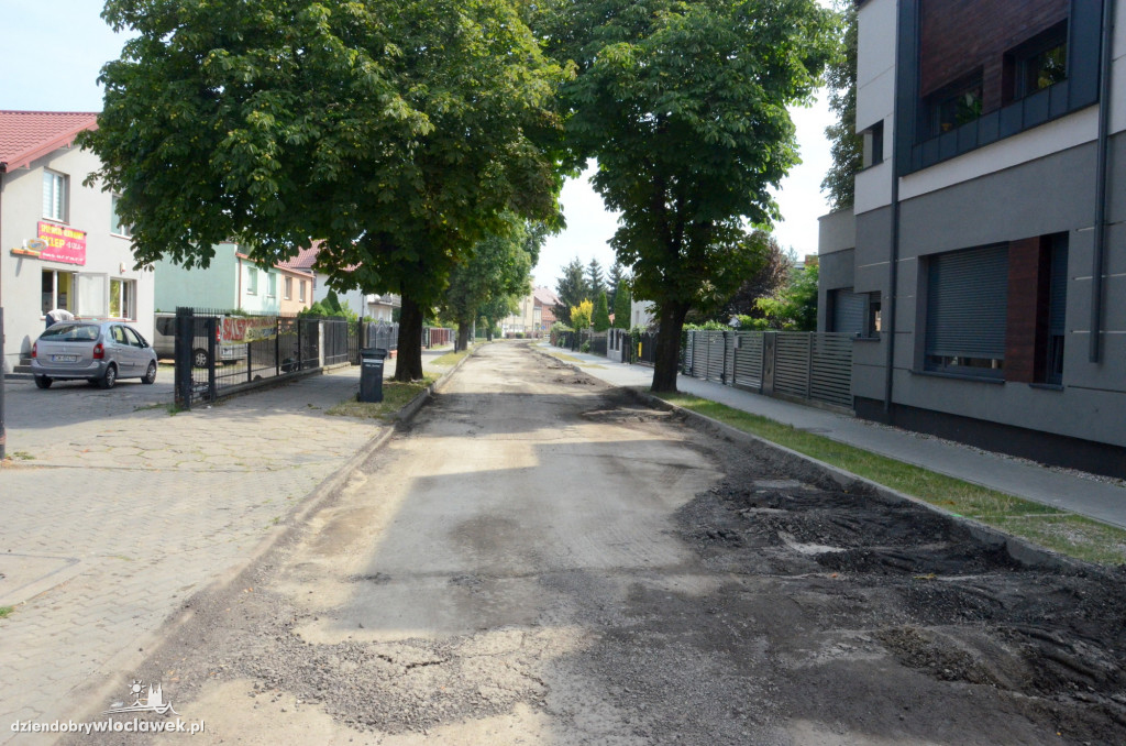 Remont jezdni na ul. Leśnej