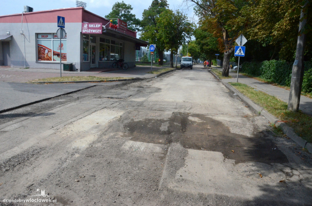 Remont jezdni na ul. Leśnej