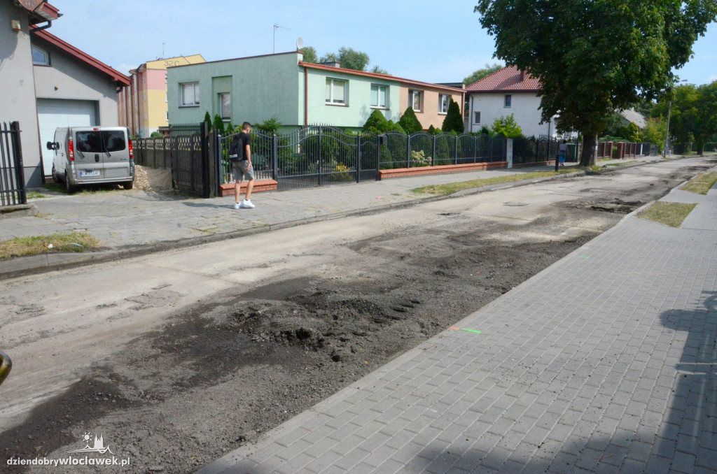 Remont jezdni na ul. Leśnej
