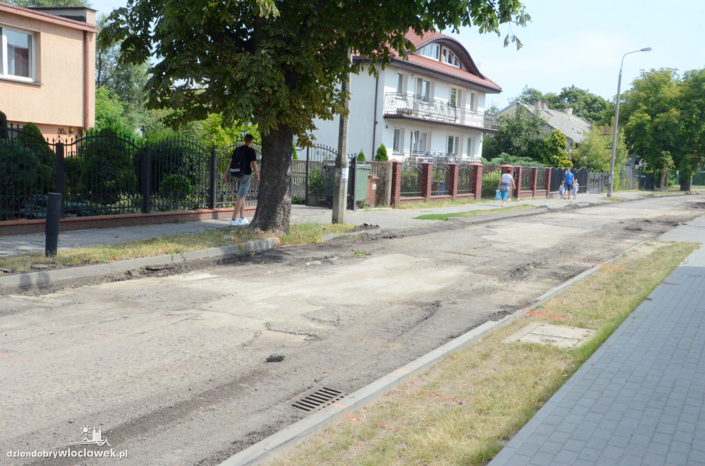 Remont jezdni na ul. Leśnej