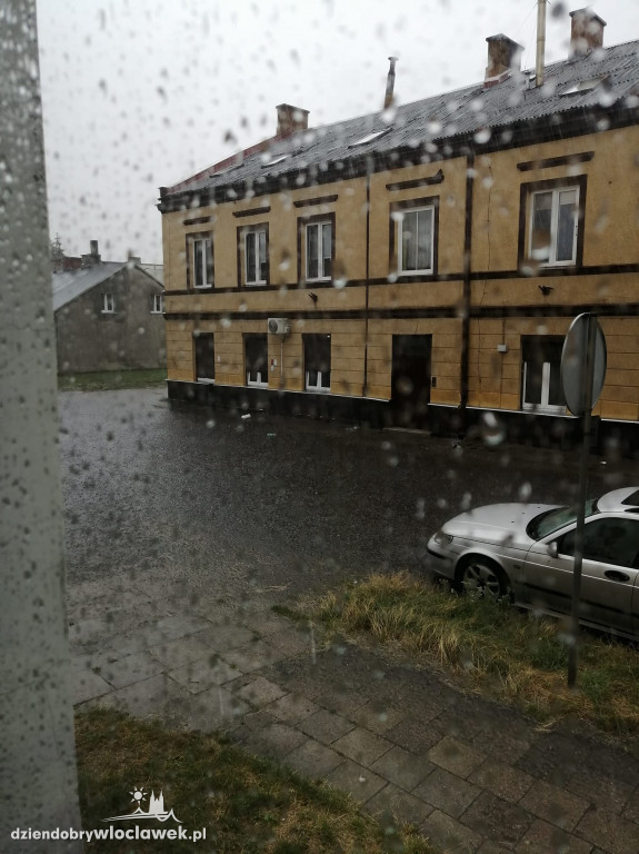 Wielka ulewa we Włocławku